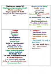 English Worksheet: interactive phrases for FCE speaking