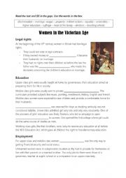 English Worksheet: Women in history