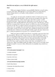 English Worksheet: exam
