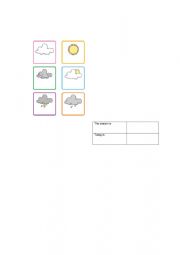 English Worksheet: The weather
