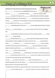 English Worksheet: Diary of a wimpy kid activity