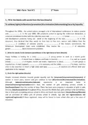 English Worksheet: Mid _Term Test N2 2nd Form