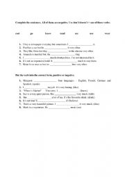 Simple Present Worksheet