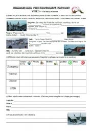 English Worksheet: Video Charlie and the chocolate factory - The Four Lucky Winners