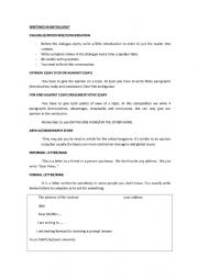 English Worksheet: Writings for selectivitat