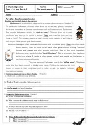 English Worksheet: global test