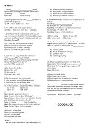 English Worksheet: TALKING ON THE PHONE