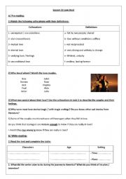 English Worksheet: Love Boat