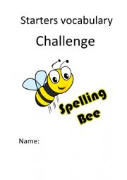 English Worksheet: Starters Vocabulary Challenge 