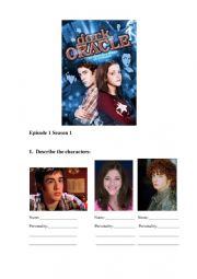 English Worksheet: Dark Oracle S01E01