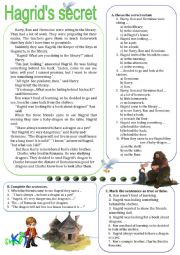 English Worksheet: Harry Potter in the library