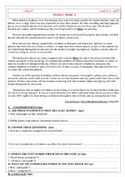 English Worksheet: Global exam