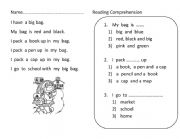 English Worksheet: Reading comprehension for Phonics