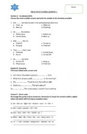 English Worksheet: exercise 