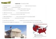 English Worksheet: Death penalty in the USA  Grammar activity
