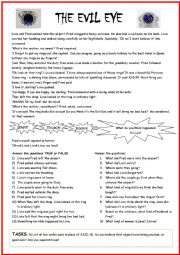 English Worksheet: Reading practice: The Evil Eye. 