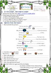 English Worksheet: save the Earth