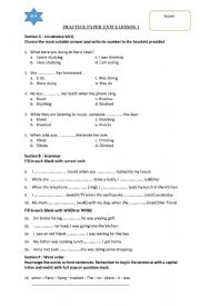 worksheet 