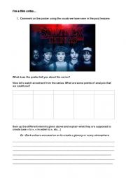 English Worksheet: Be a film critic