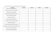 English Worksheet: Daily routines interview