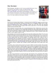 English Worksheet: The Intern Film 