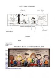 English Worksheet: cartoon vocab