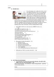 English Worksheet: ELEMENTARY WRITTEN ASSESSMENT