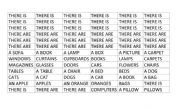 English Worksheet: There is and There are