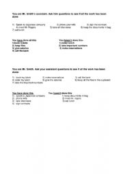 English Worksheet: Activity for yet and already