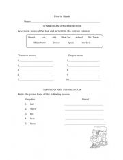 English Worksheet: pronouns