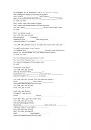 English Worksheet: Eat it- Weird al Yancovich