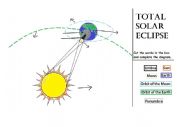 English Worksheet: Total solar eclipse