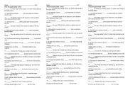 English Worksheet: Conjunctions 