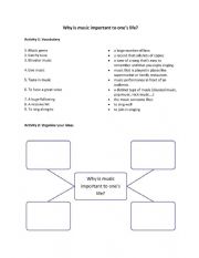 English Worksheet: Ielts Writng - Music