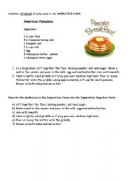 Imperative Pancake recipe