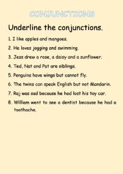 Conjunctions