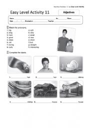 English Worksheet: Adjective degrees