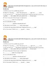 English Worksheet: Quantifiers 