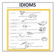 Idoms , vocabulary 