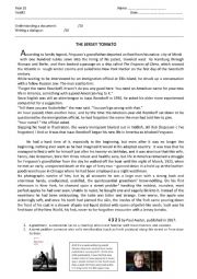 English Worksheet: The Jersey Tomato