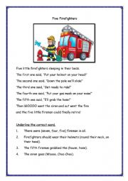 Fire fighters comprehension