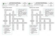 English Worksheet: BIOLOGY CROSSWORD