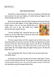 English Worksheet: Comprehension - Reading & Questions