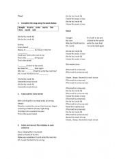 English Worksheet: Spandau Ballet - True