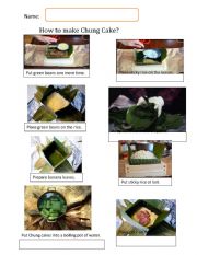 English Worksheet: recipe