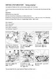 English Worksheet: Writing a picture story - 