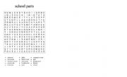 English Worksheet: word search