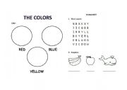 English Worksheet: Colors