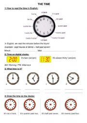 English Worksheet: The date