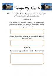 English Worksheet: Caerphilly Castle Workbook